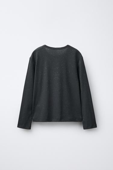 6-14 ANS/ PYJAMA BRODÉ À PAILLETTES - Gris anthracite de Zara - Image 2
