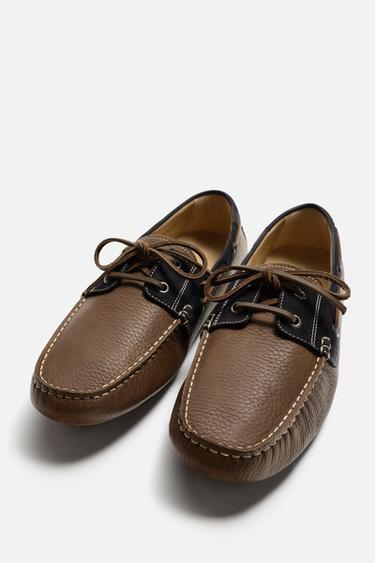 CASUAL LEATHER LOAFERS - Multicoloured by Zara - Image 2