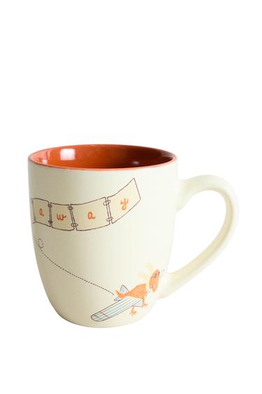 KIDS' DINOSAUR CERAMIC MUG - Multicoloured by Zara