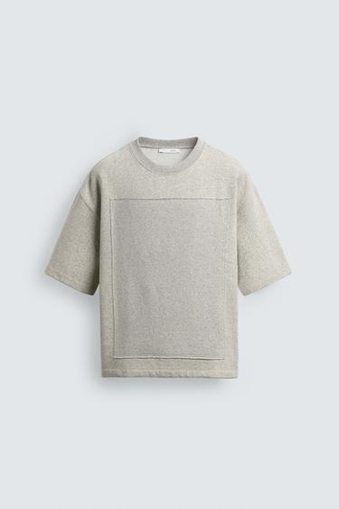 COMBINED PATCH SWEATSHIRT - Grey marl by Zara