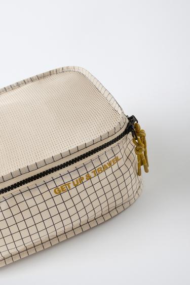 LOT DE RANGEMENTS VOYAGE - Blanc écru de Zara - Image 1