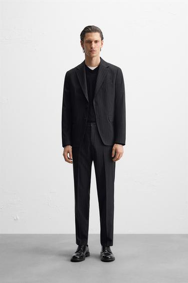 PINSTRIPE SUIT - Yellow by Zara