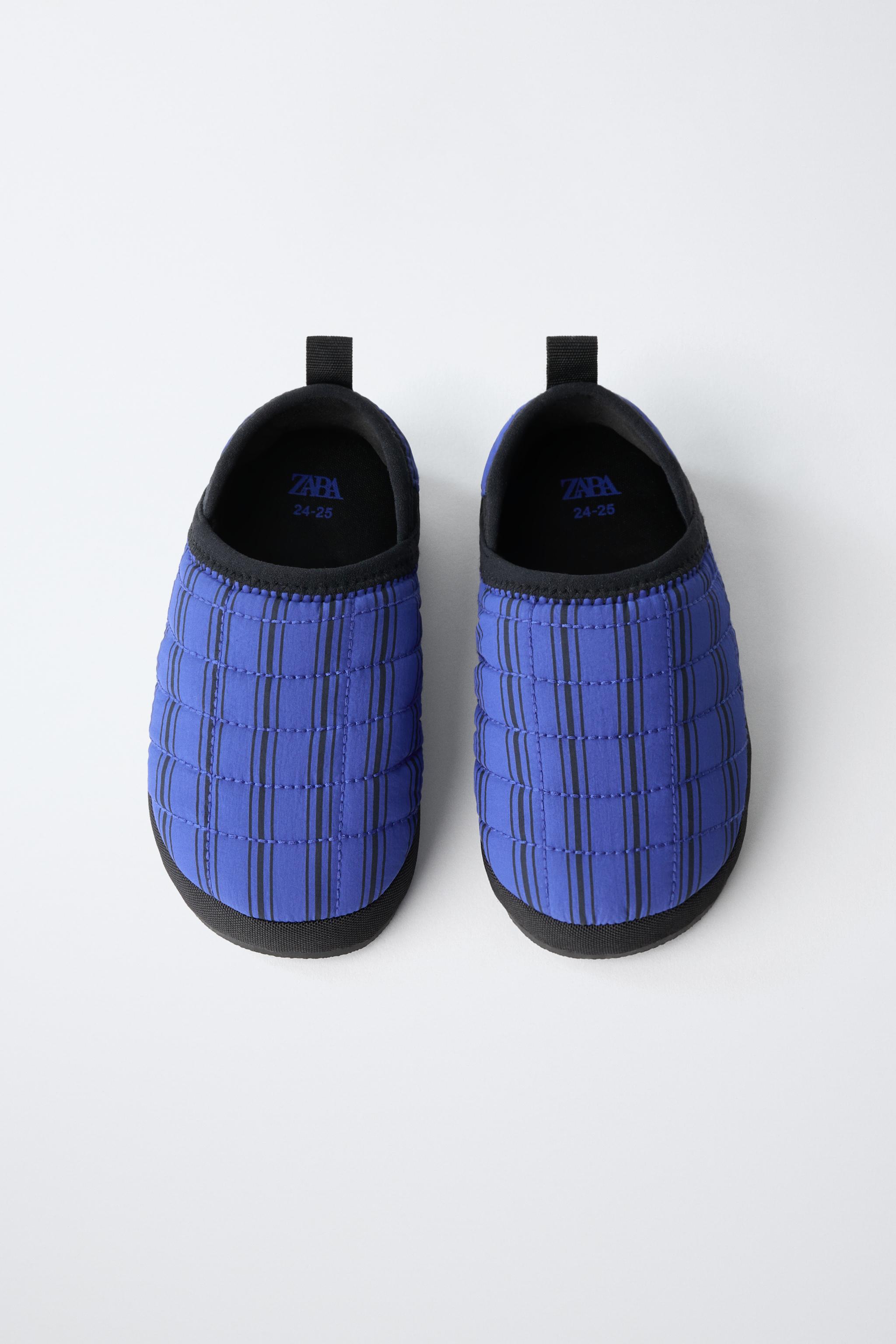 PLAID SLIPPERS