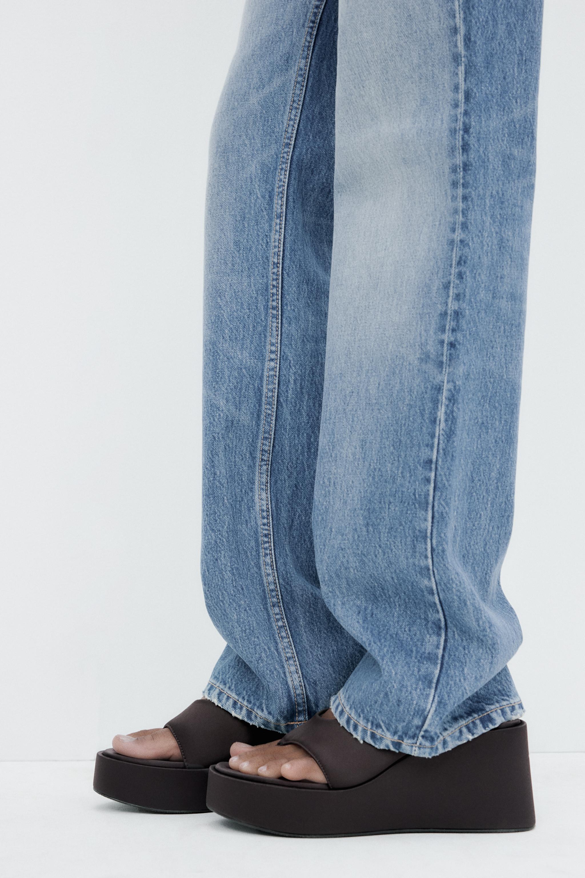 SATIN FINISH PLATFORM SANDALS - Brown | ZARA United States