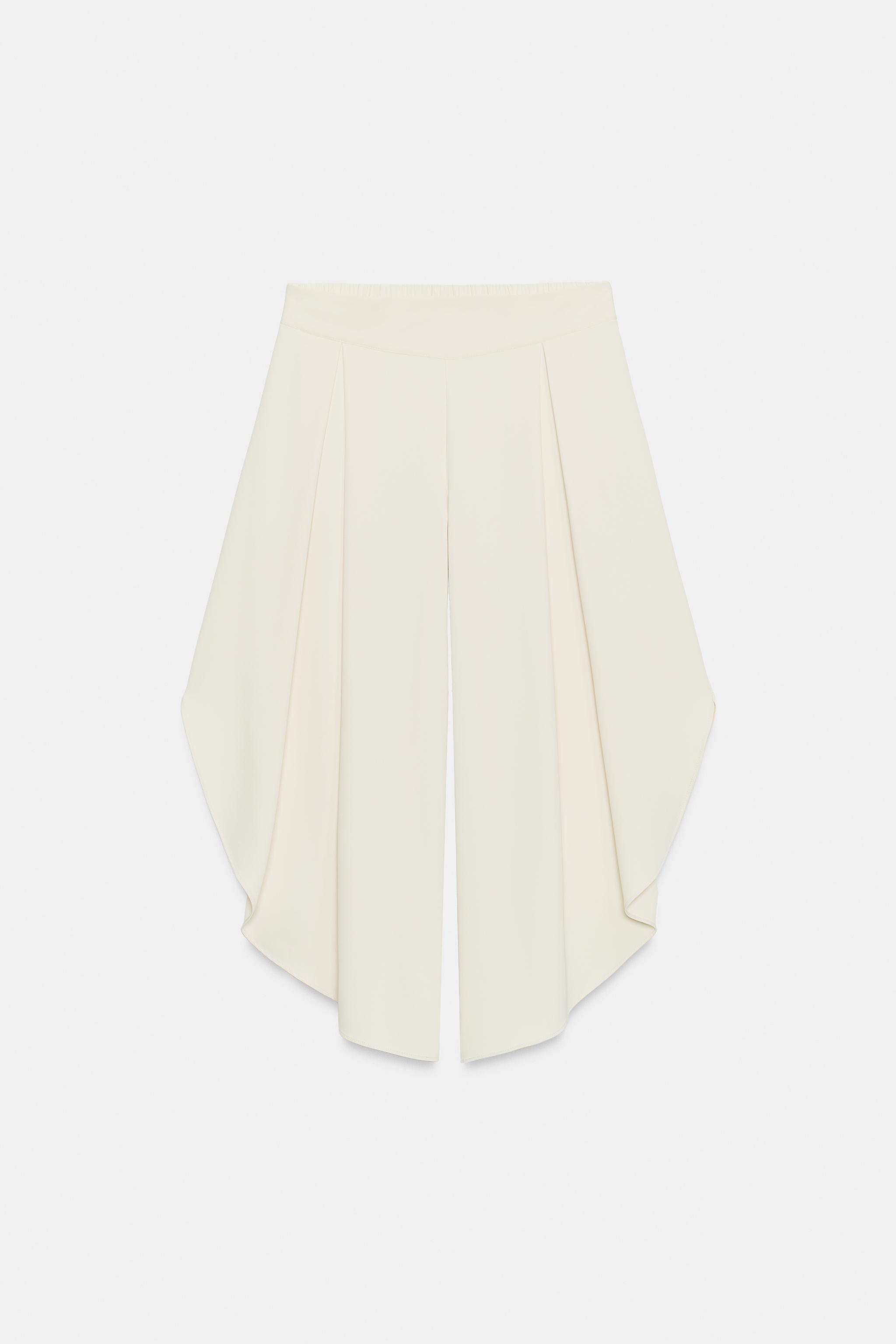 Женские брюки Zara CULOTTE PANTS WITH SLITS — фото 4