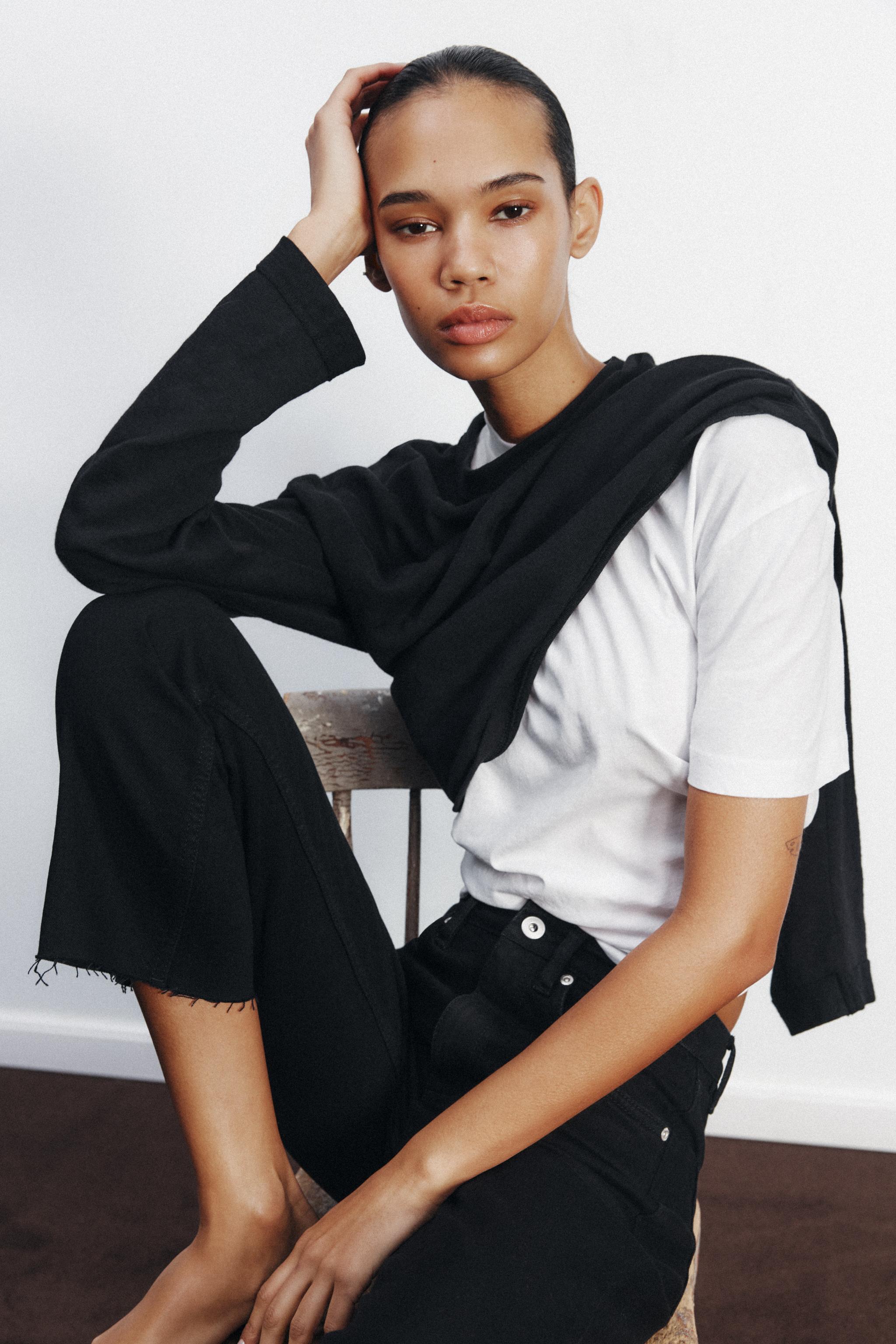 クロップ丈ジーンズ - レディース | ZARA 日本 クロップ丈ジーンズ - レディース | ZARA 日本