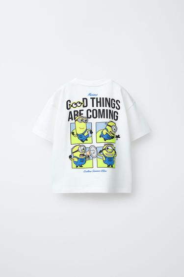 MINIONS © PRINT T-SHIRT - White by Zara - Image 1