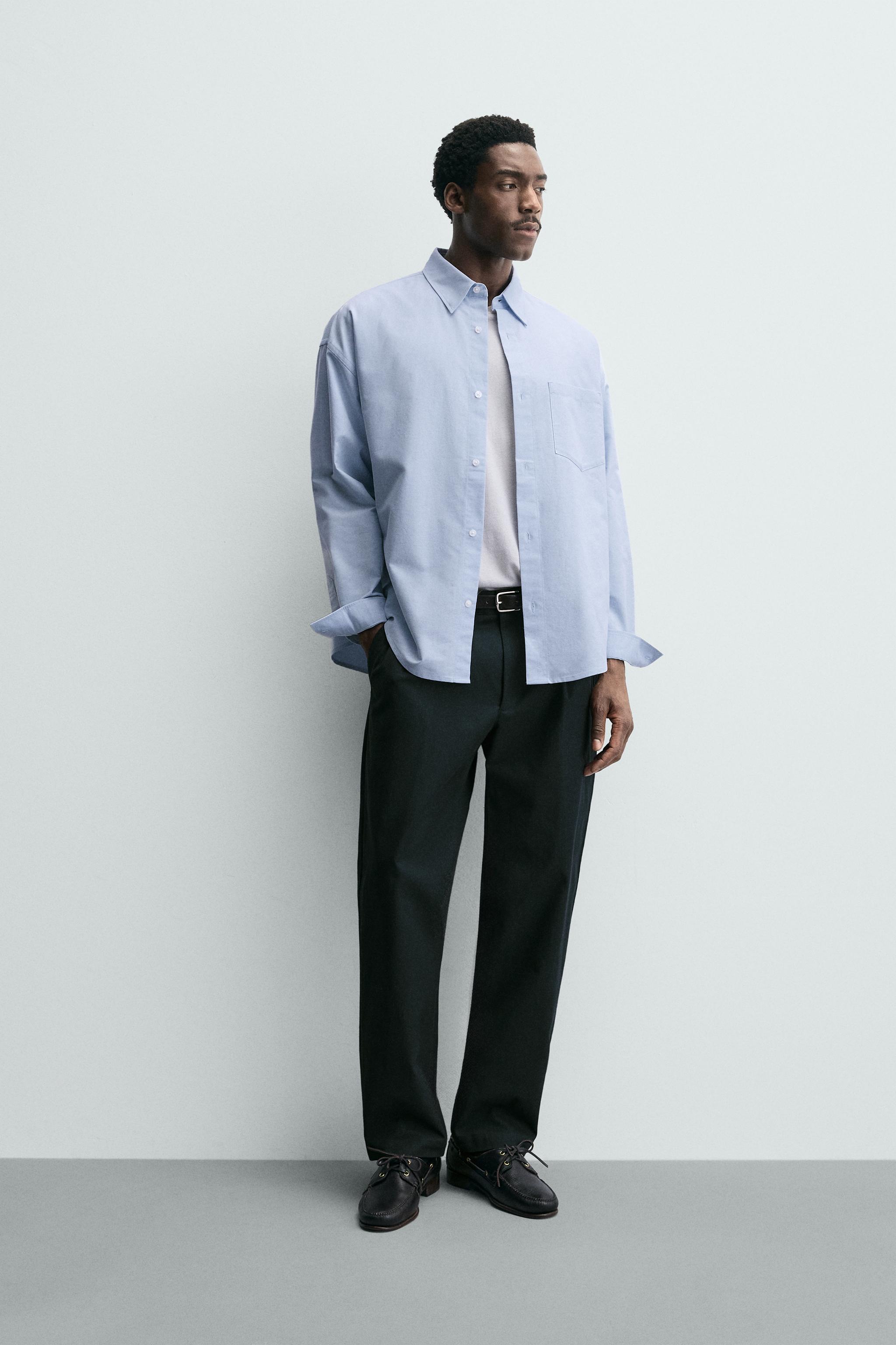 PANTALON STRUCTURÉ À PLIS