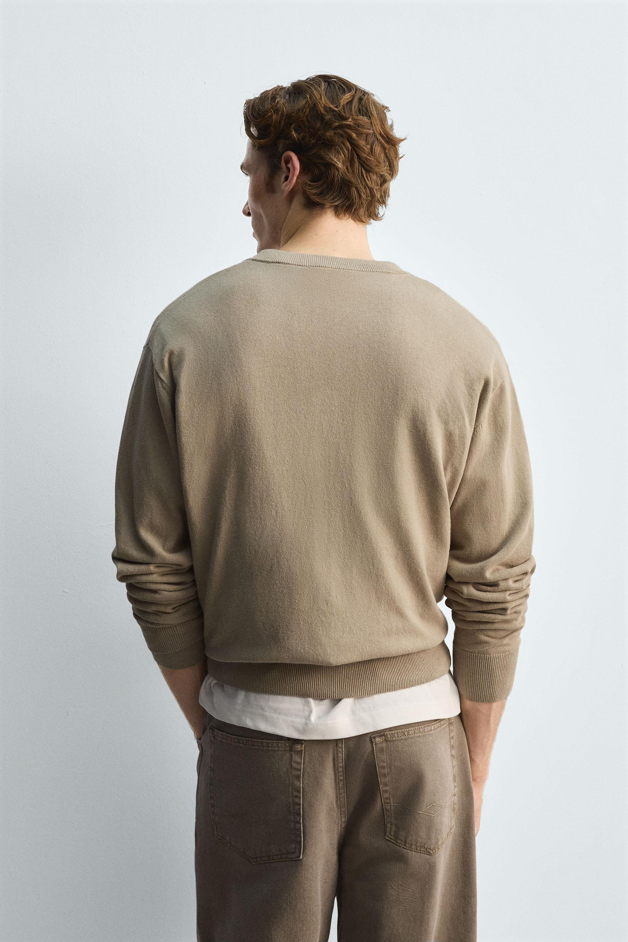 COTTON-RAMIE CARDIGAN