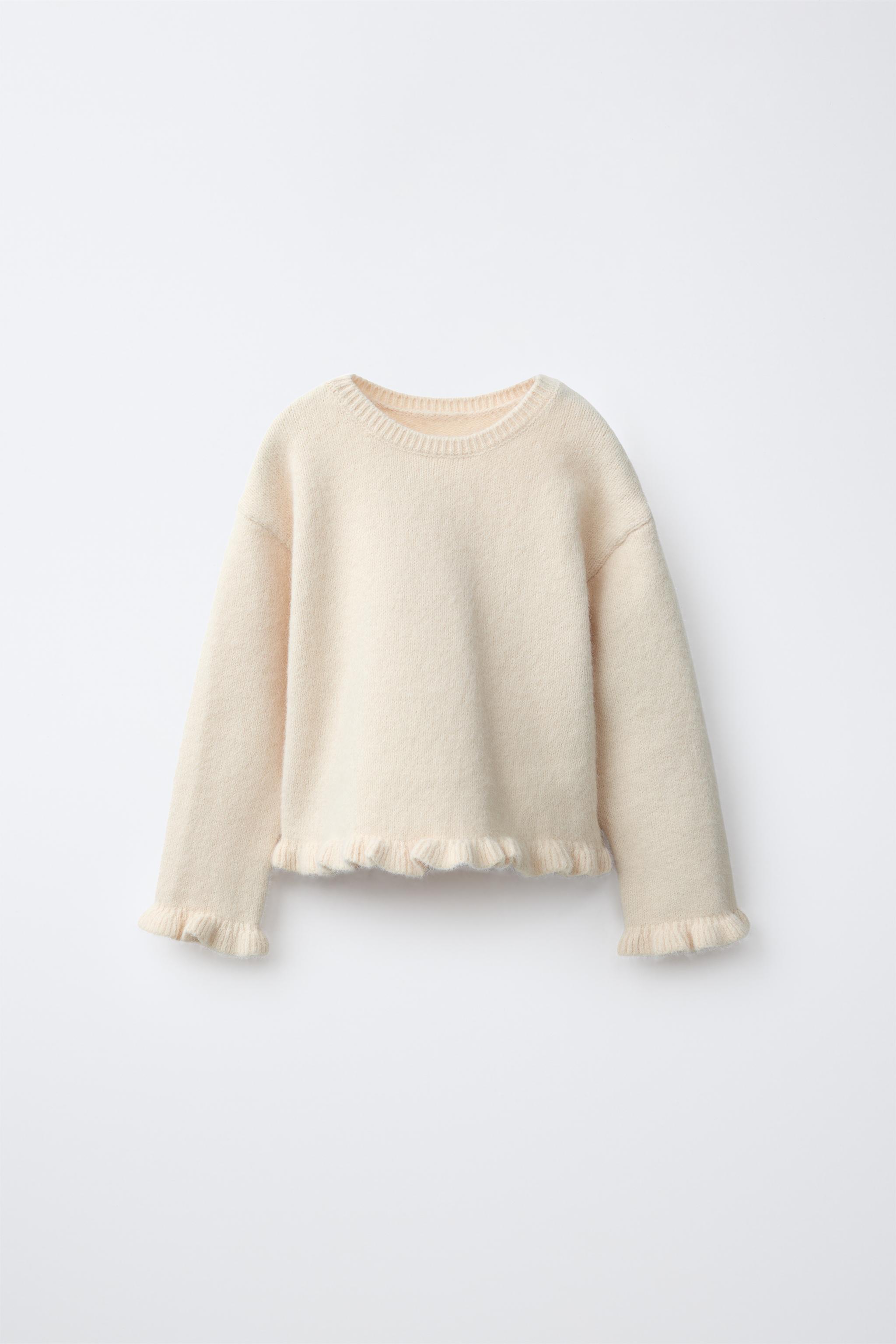 RUFFLE KNIT JUMPER