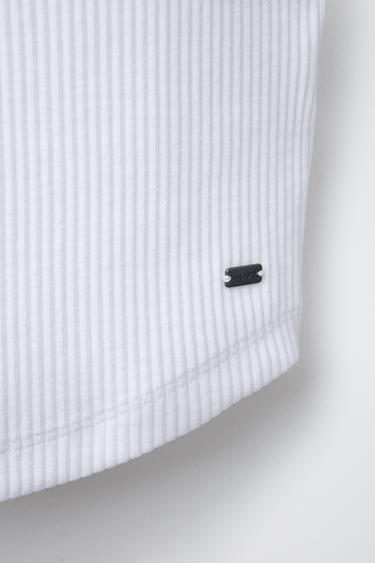 T-SHIRT RIB DOS NAGEUR - Blanc de Zara - Image 4
