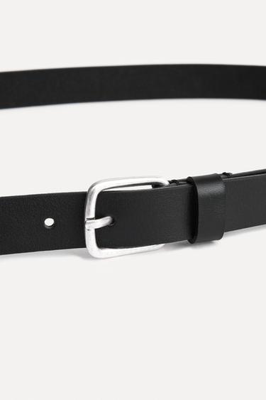 CEINTURE EXTRA LONGUE EN CUIR 50E ANNIVERSAIRE - Noir de Zara - Image 3