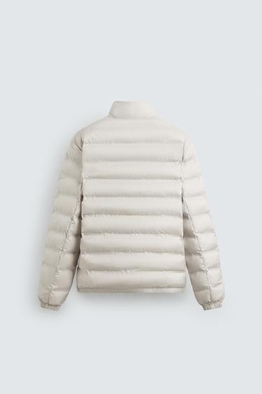 WATER-REPELLENT LIGHTWEIGHT PADDED JACKET - Stone by Zara - Image 7