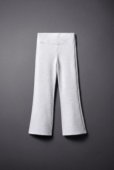 FLARE GYM TROUSERS - Grey marl by Zara