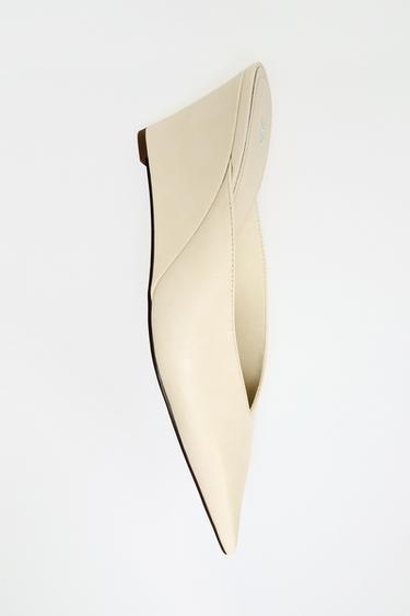 WEDGE MULE SHOES - White by Zara