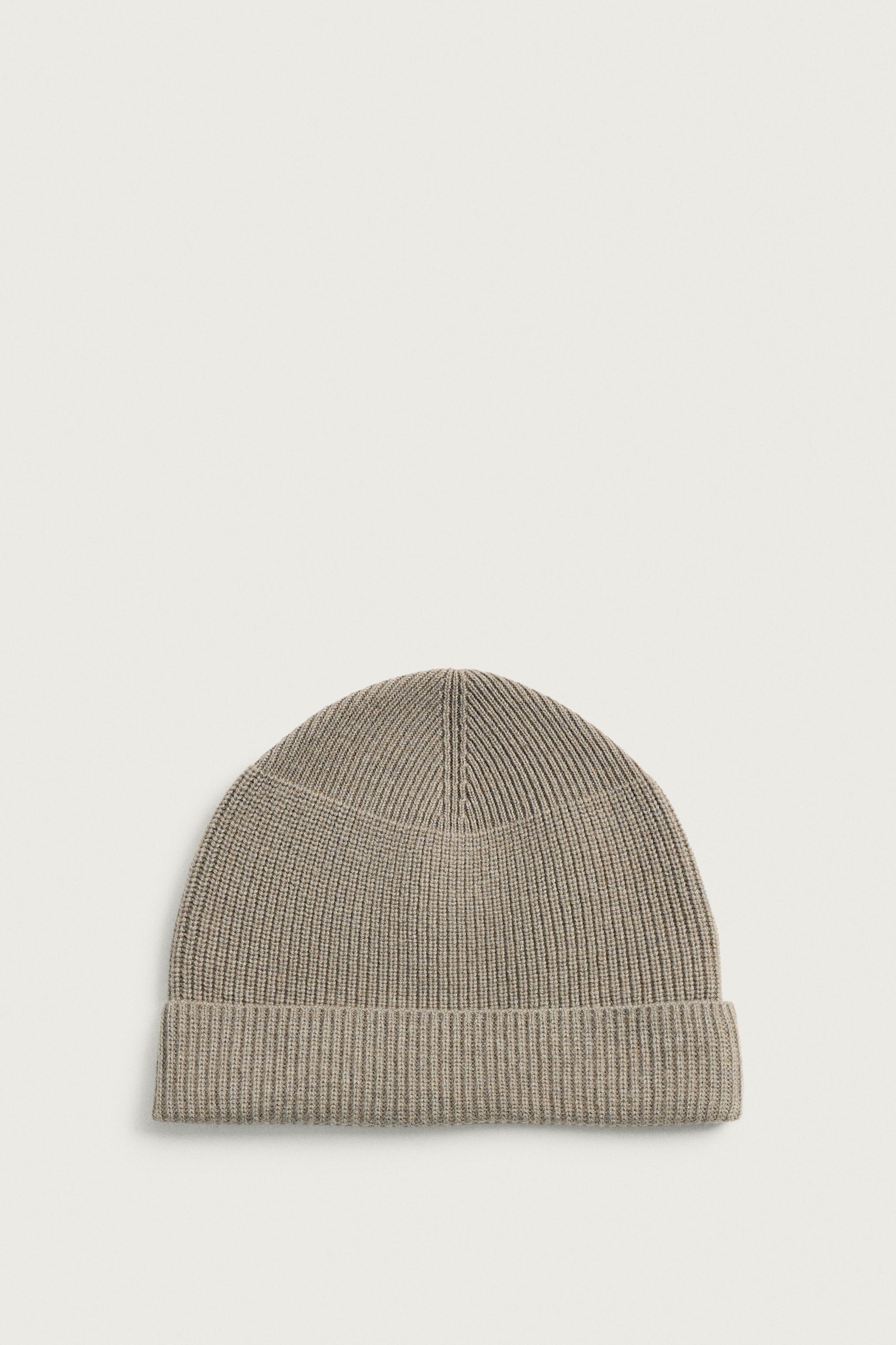 WOOL AND CASHMERE KNIT BEANIE