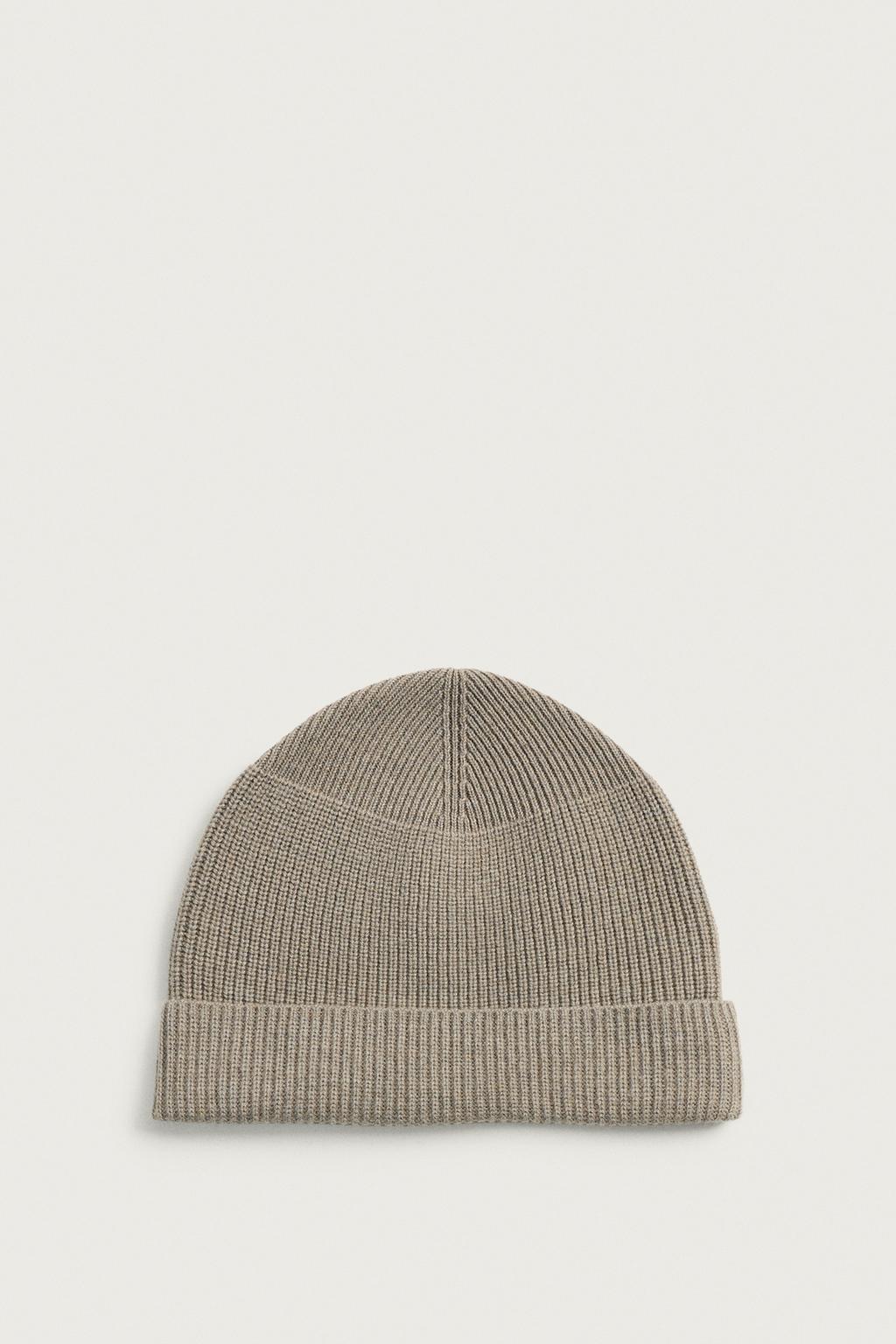 WOOL AND CASHMERE KNIT BEANIE