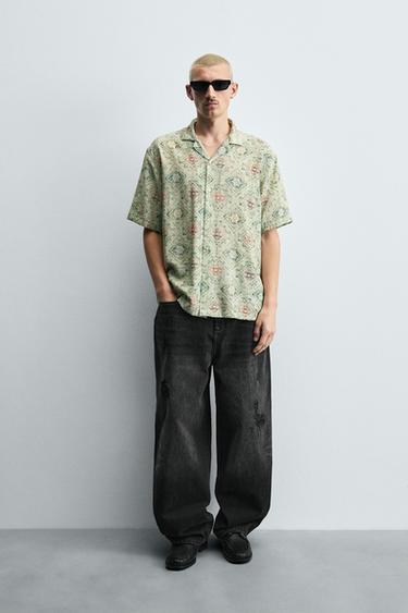 RIPPED BAGGY FIT JEANS - Charcoal by Zara - Image 0