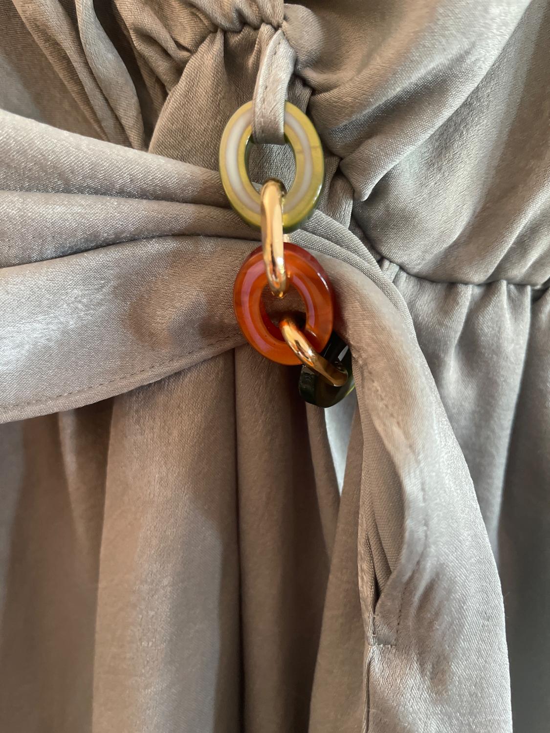 LINK SATIN EFFECT JUMPSUIT - Image 2