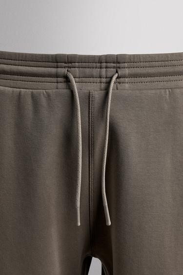 Zara TECHNICAL ZIP PANTS - Sand