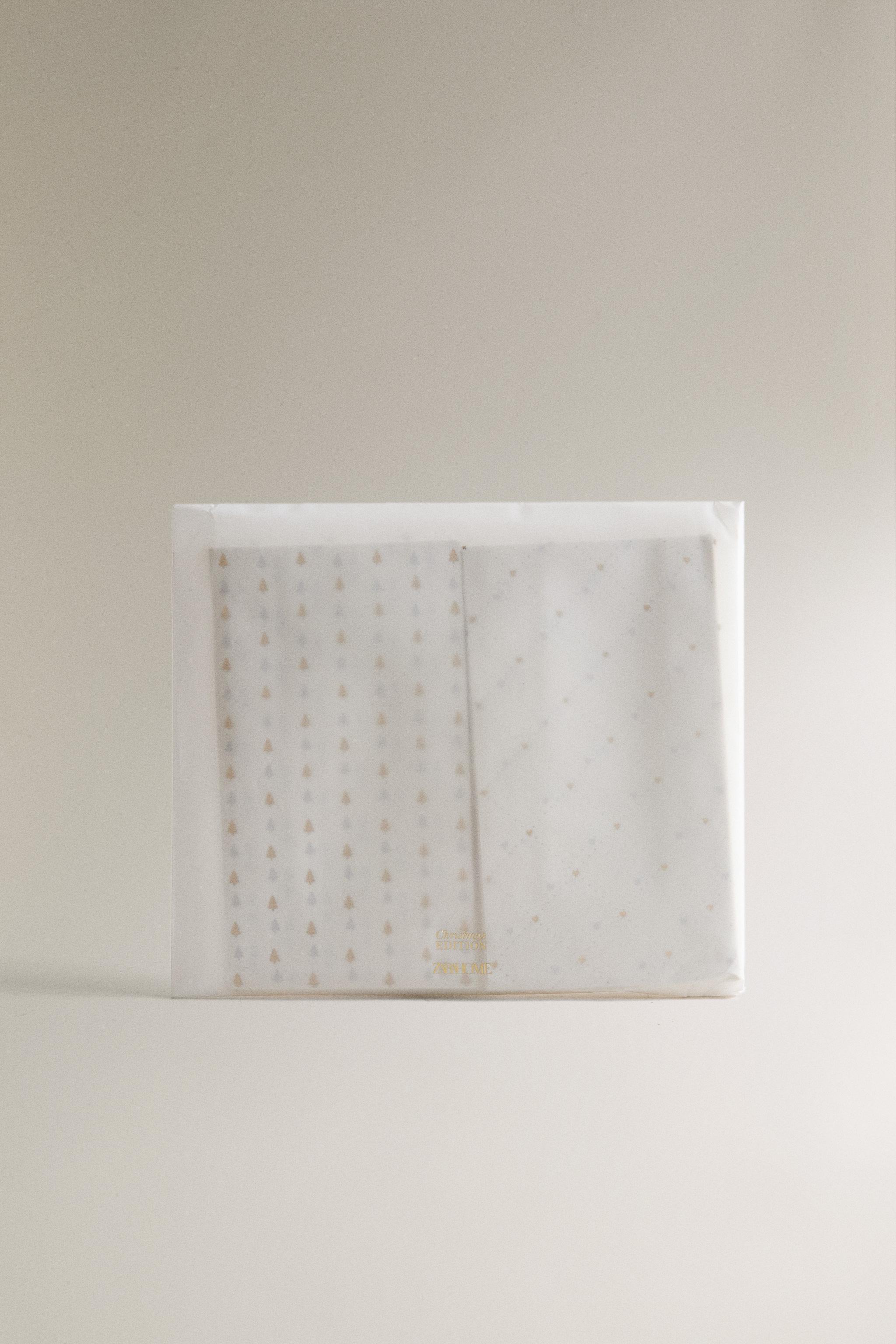 PACK DE SERVIETTES EN PAPIER MOTIFS BRILLANTS NOËL (LOT DE 30)