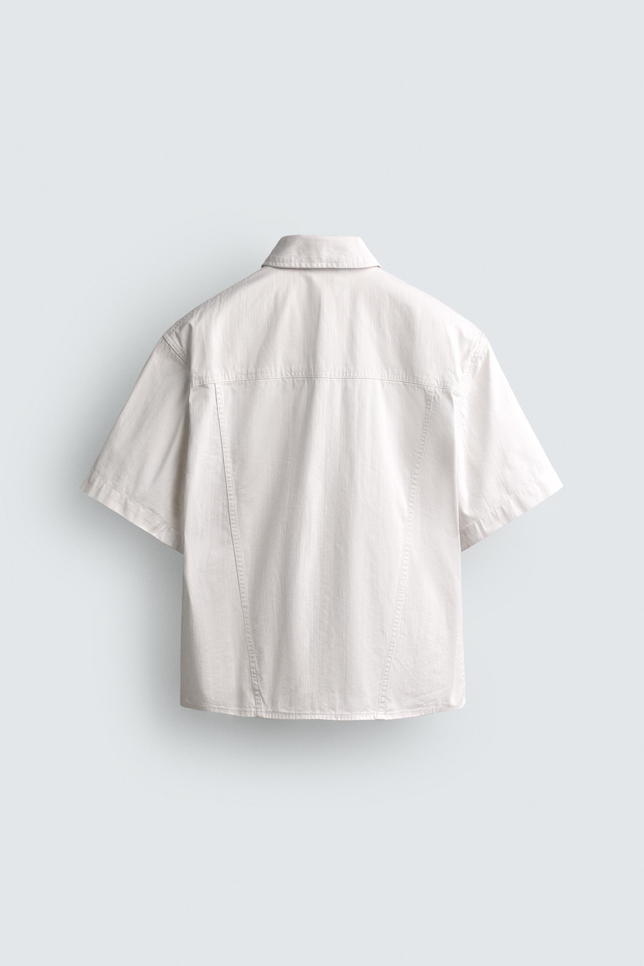 SURCHEMISE DÉLAVÉE COUPE BOXY