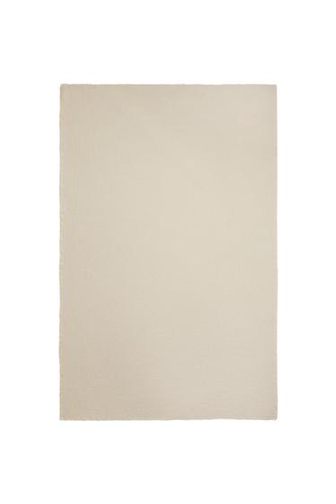 PLAIN MUSLIN THROW - Ecru by Zara