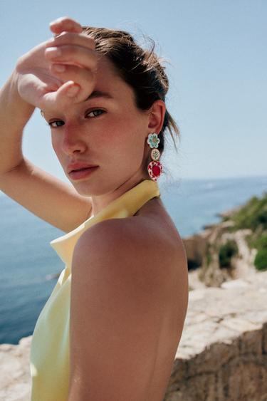 RESIN CHARM EARRINGS — Multicoloured 2