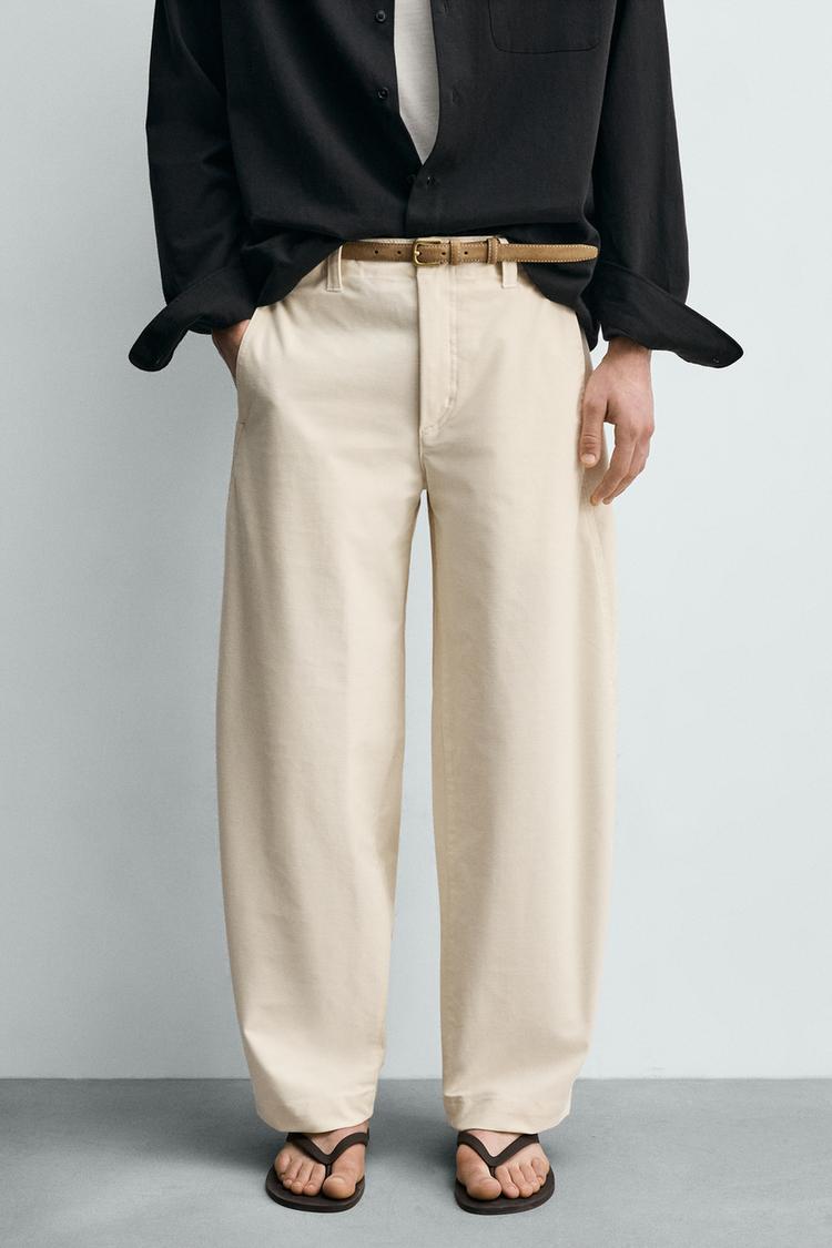 ZARA BALLOON FIT TROUSERS