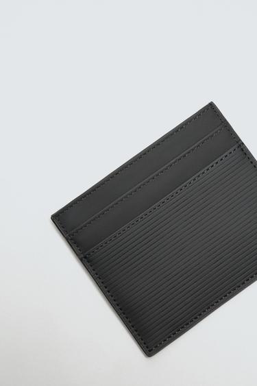 RUBBERISED CARD HOLDER - Black by Zara - Image 2