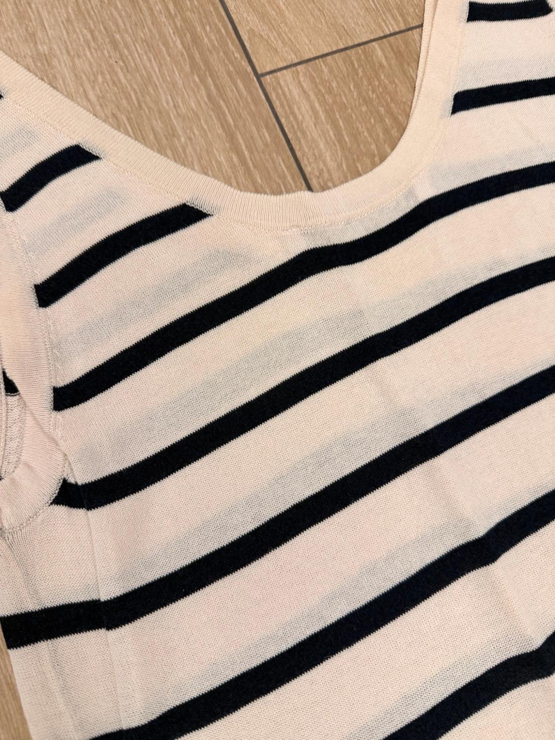 LONG KNIT STRIPED DRESS - Image 5