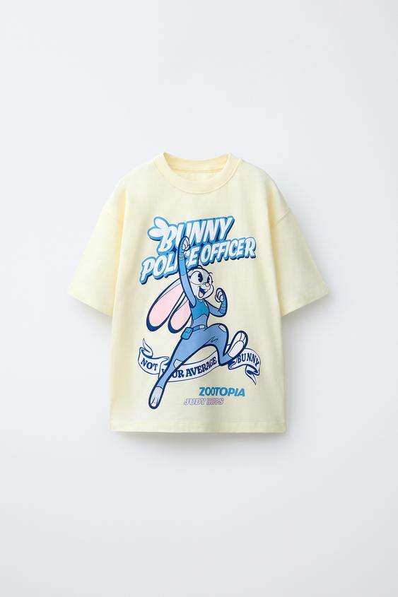 ZOOTROPOLIS © DISNEY PRINT T-SHIRT - Mid-ecru by Zara - Image 0
