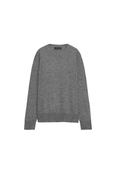 JERSEY 100% LANA EXTRA SUAVE - Gris oscuro de Zara