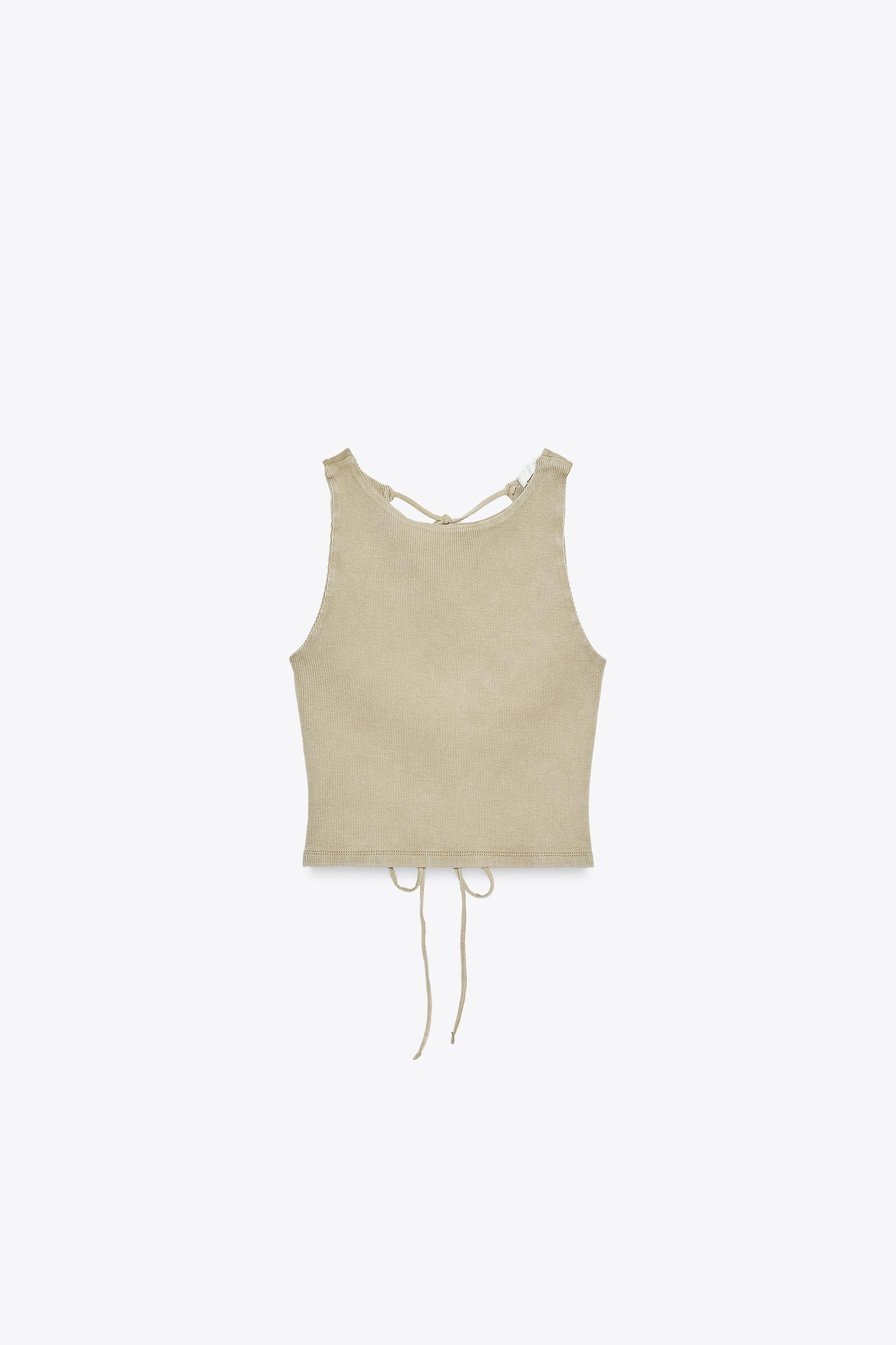 【PORTERNA】Rib Square T-shirt Women's Luxe Rib Square Neck Tee - Poppy