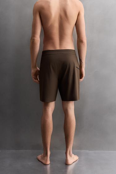 SURF BOARD SHORTS - Brown by Zara - Image 2