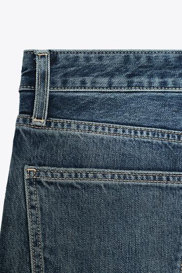 TRF LOW-RISE WIDE-LEG JEANS - Midnight blue by Zara - Image 8