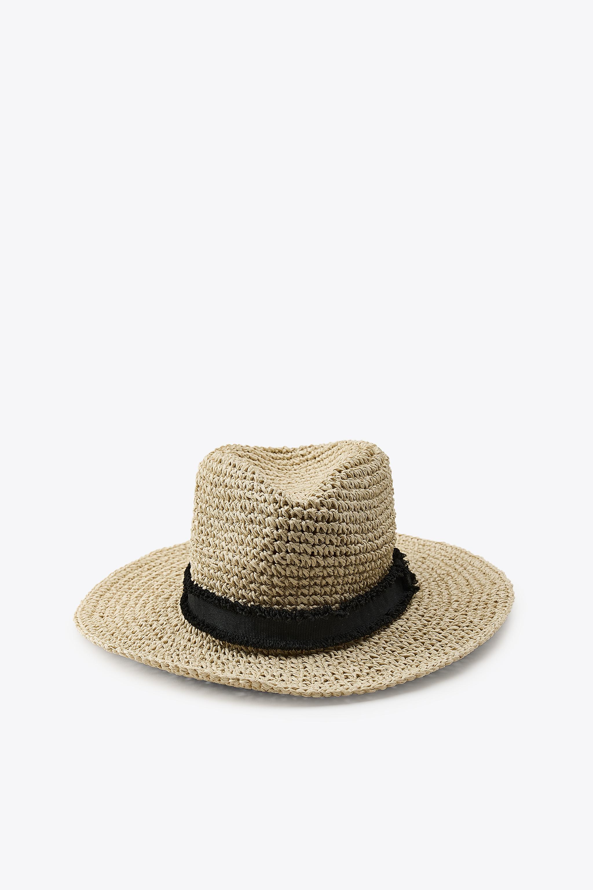 CONTRAST BAND HAT - Light beige | ZARA United States