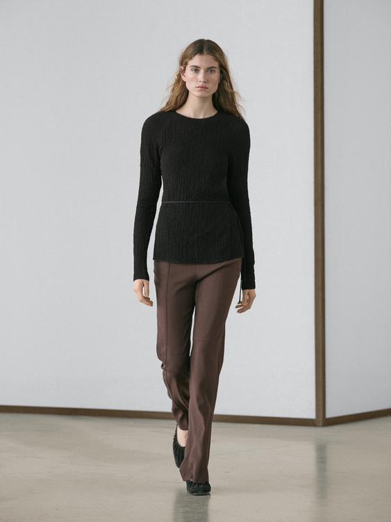 T-shirt with tie detail