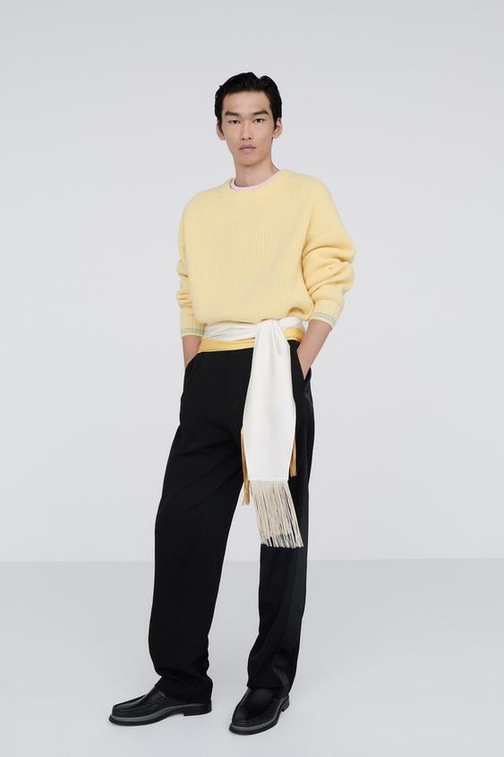 JERSEY AUS 100% KASCHMIR - Gelb von Zara - Bild 0