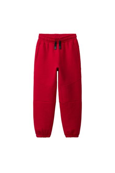 PANTALÓN JOGGER SPORTY - Rojo de Zara