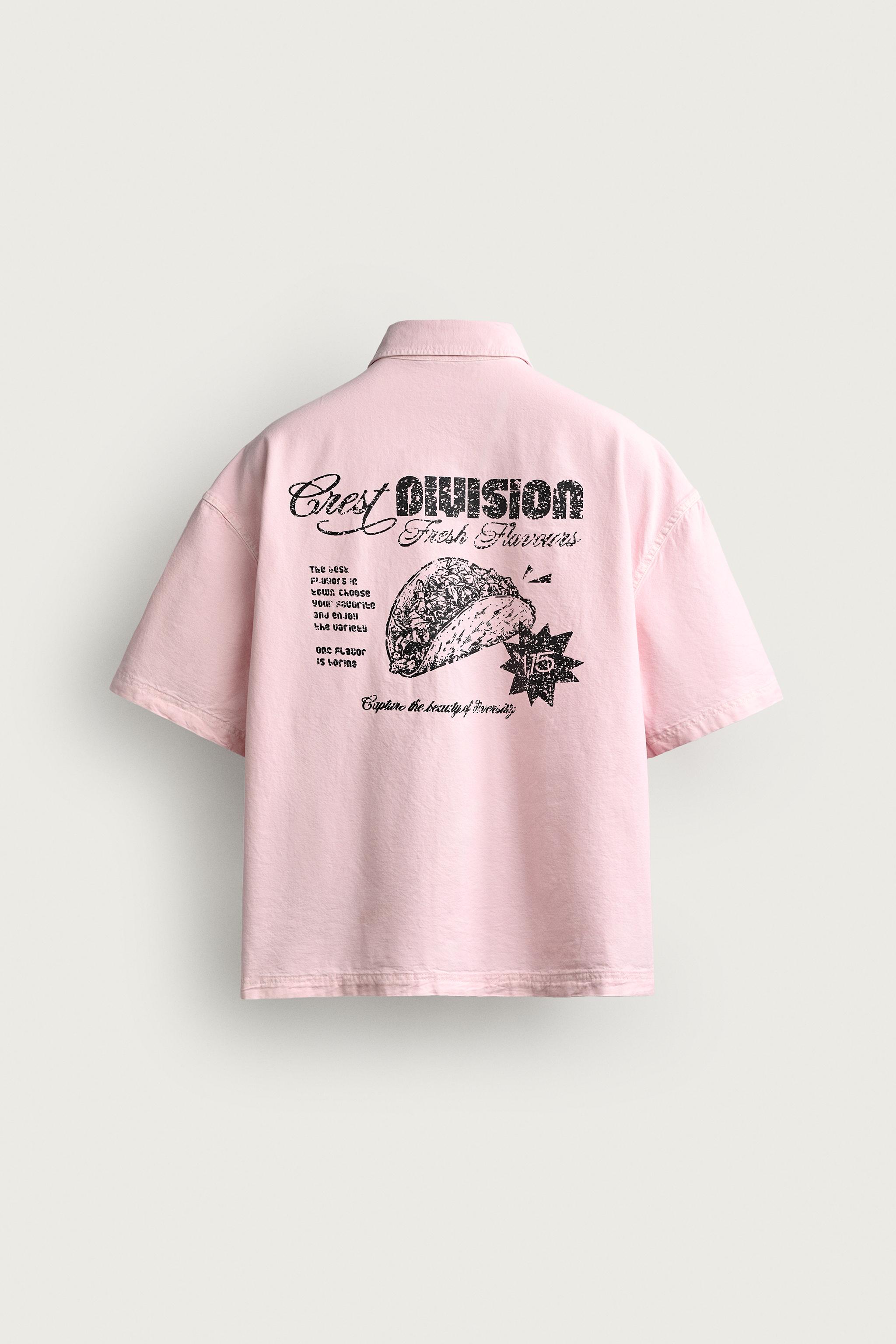 CONTRASTING RELAXED FIT SHIRT