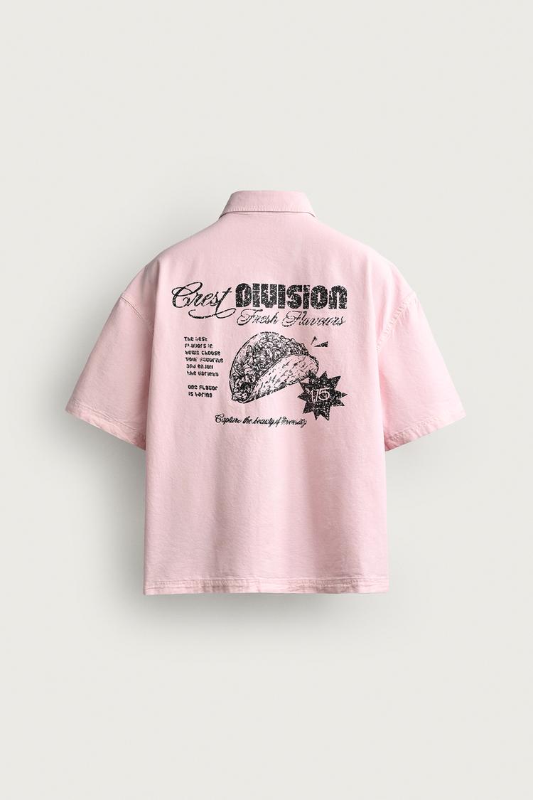 Camisa de corte relajado combinada 8