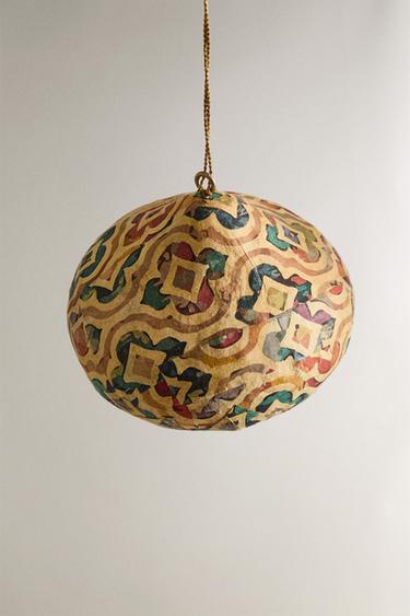 DÉCO SAPIN LOSANGE IMPRIMÉ NOËL - Écru de Zara - Image 1