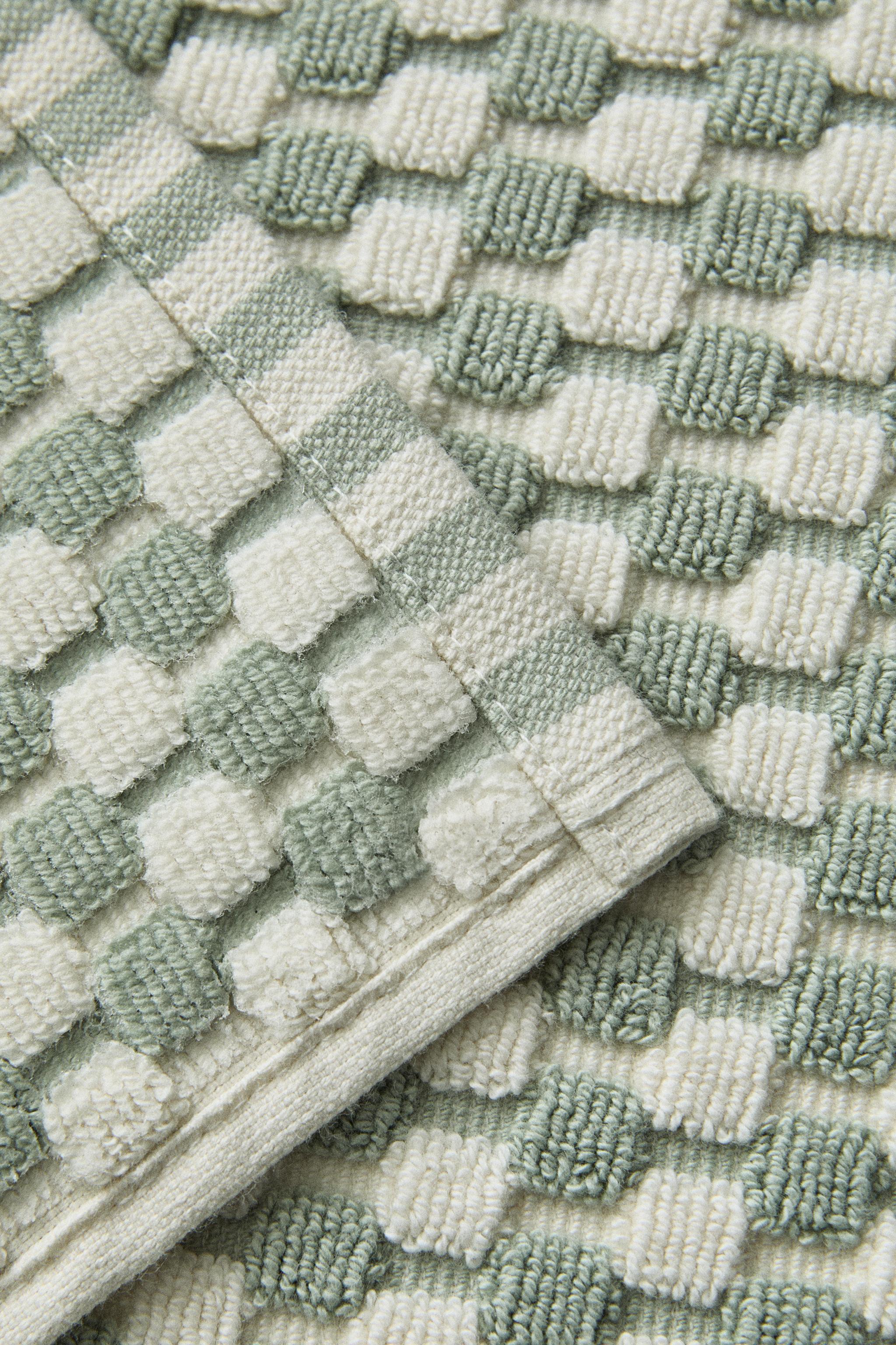 TAPIS DE BAIN COTON TEXTURÉ