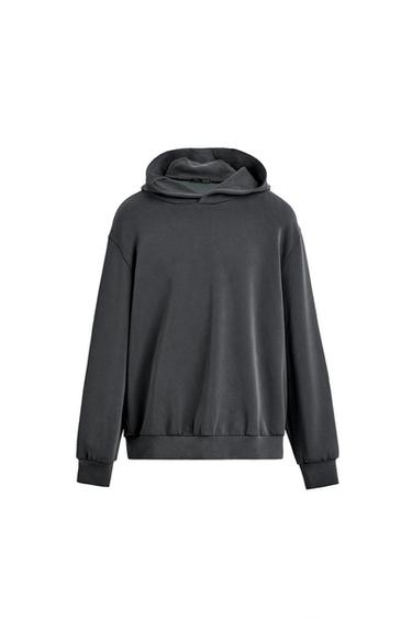 FADED SOFT HOODIE - Blue / Grey by Zara