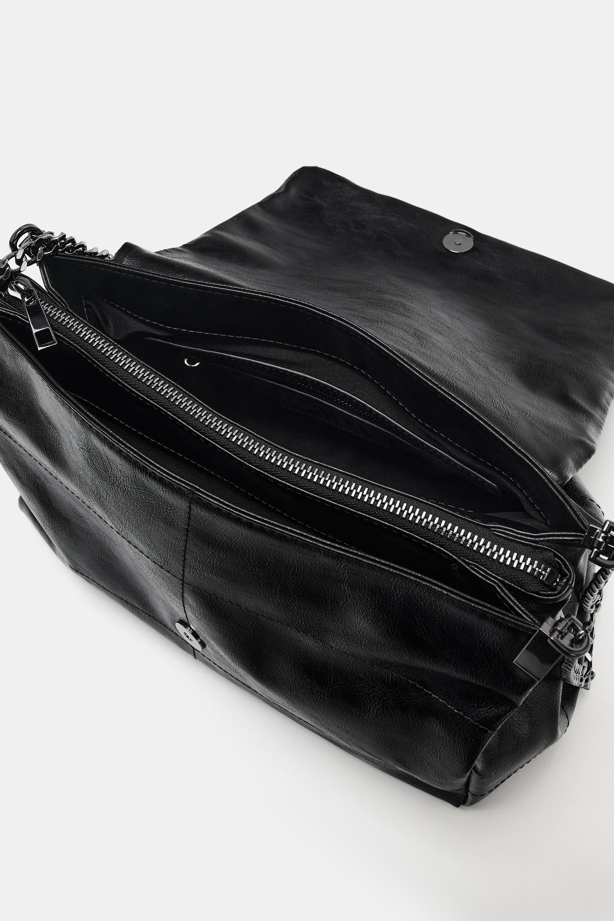 Женские сумки Zara ROCK STYLE FLAP SHOULDER — фото 4