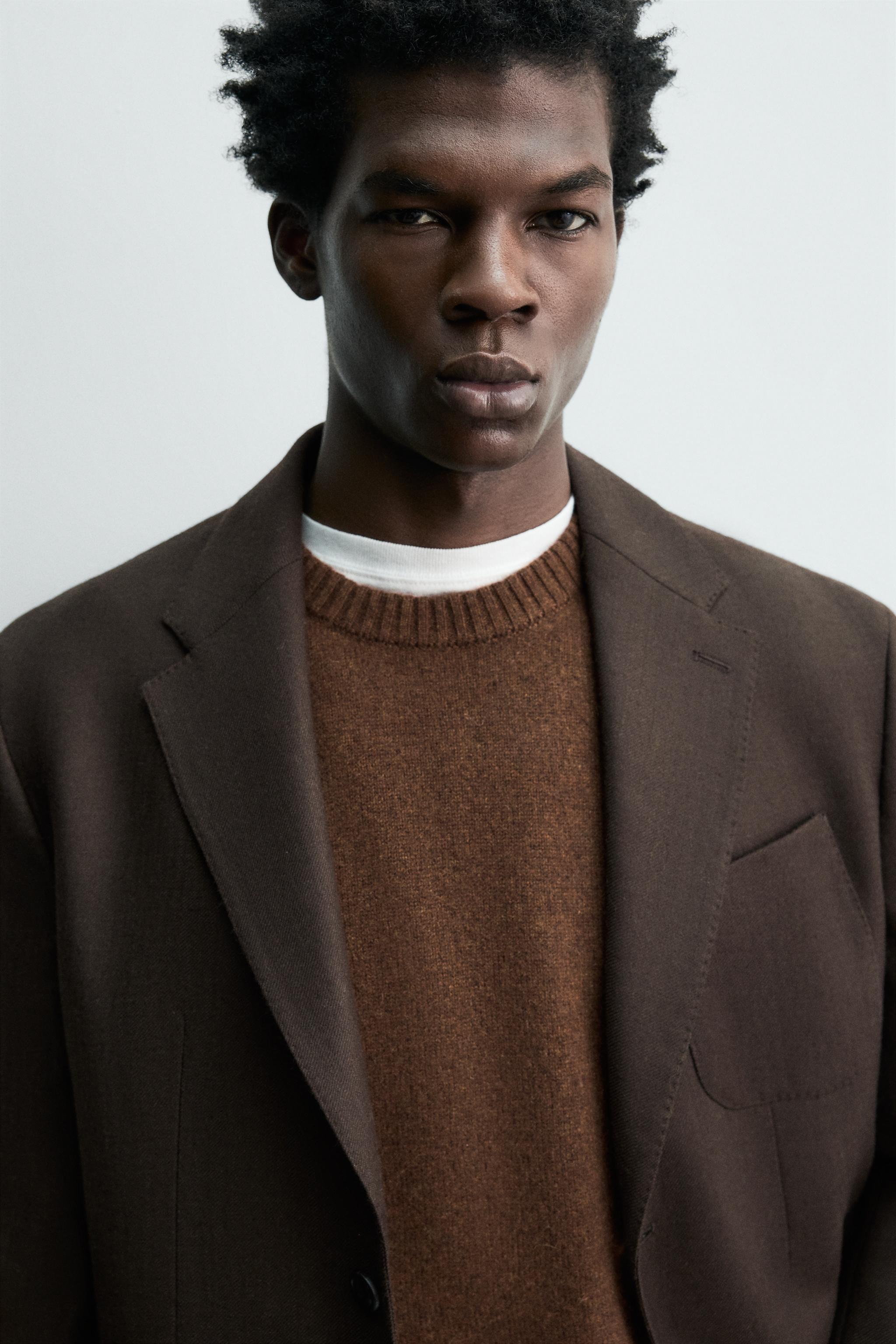 100% WOOL FLANNEL BLAZER