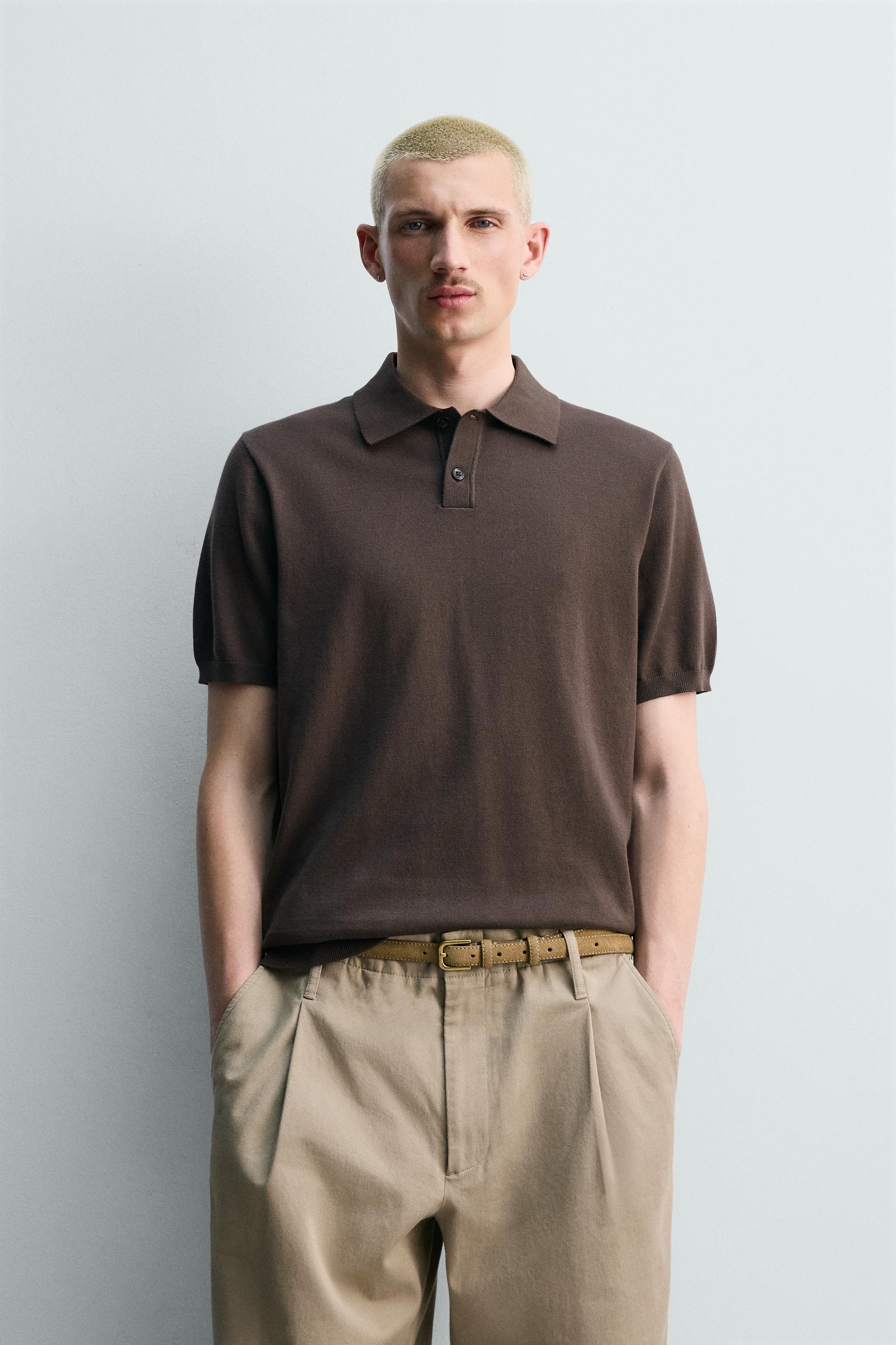 REGULAR FIT KNIT POLO SHIRT