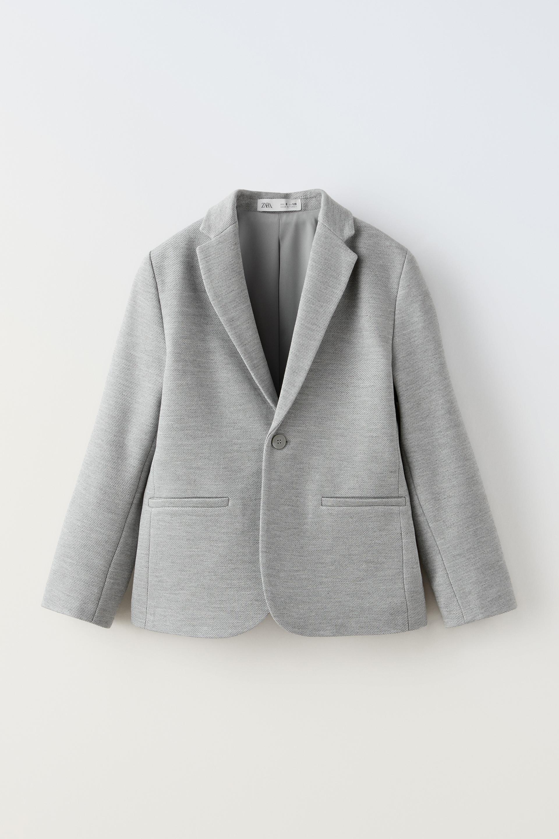 STRETCH SUIT JACKET - Gray | ZARA United States