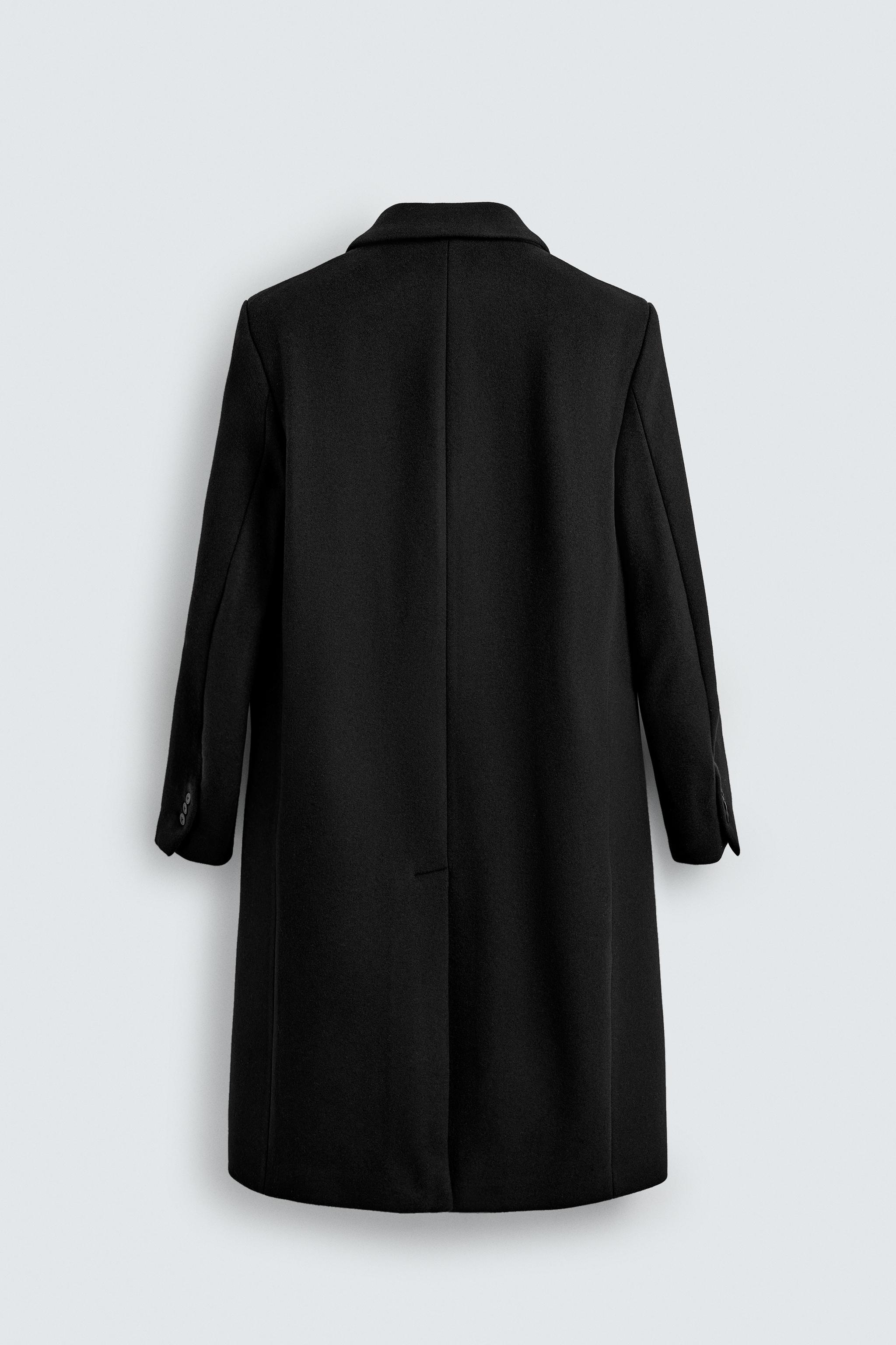 DOUBLE BREASTED MANTECO WOOL BLEND COAT ®